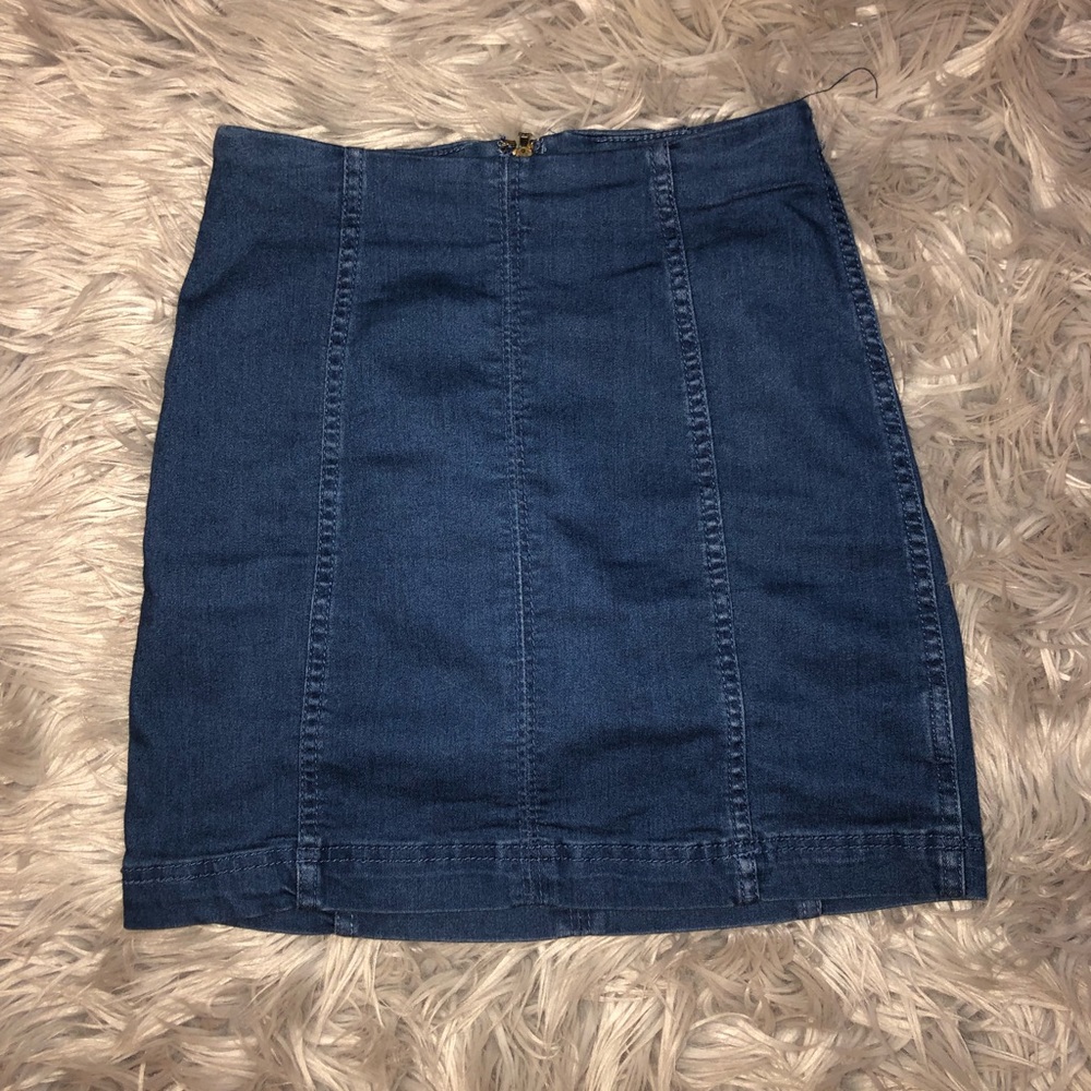 Like new Free People Modern Femme Denim Skirt